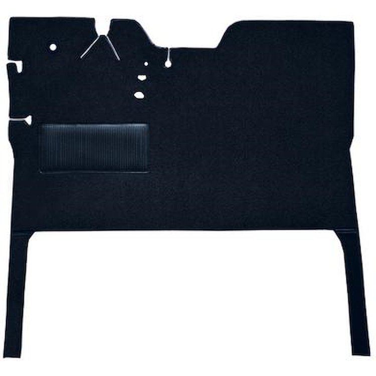 T1141012 1947-55 GM Pickup; Reg Cab; Die-Cut Carpet Kit; Loop; w/Stock Seat Riser; Auto/3-Speed; Low Hump; 2WD; Dark Blue