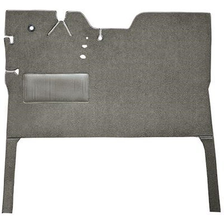 T1141044 1947-55 GM Pickup; Reg Cab; Die-Cut Carpet Kit; Loop; w/Stock Seat Riser; Auto/3-Speed; Low Hump; 2WD; Fawn Sandalwood