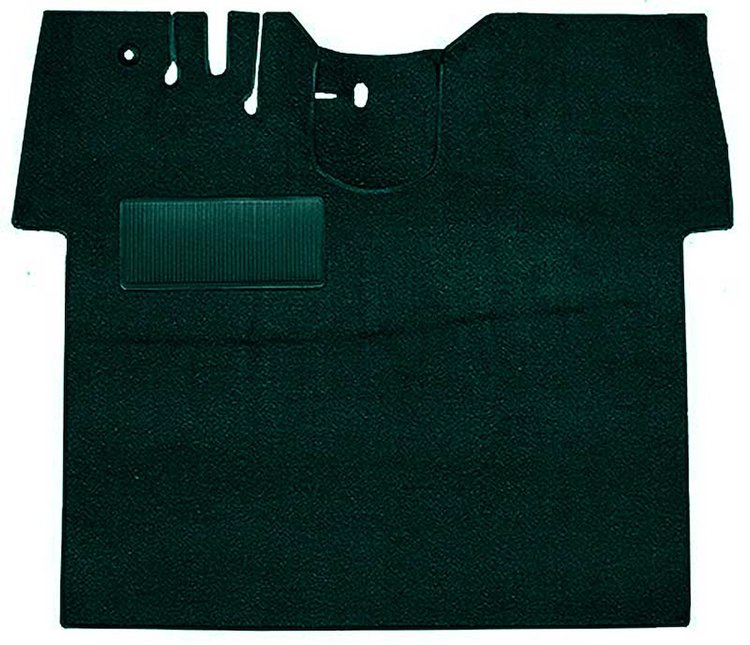 T1148113 1955-59 Chevy/GMC Truck; Carpet Kit; Full Floor; w/ Holes; Flat Floor; Cut & Sewn; Daytona; Dark Green