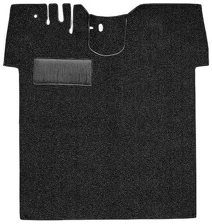 T1169401 1955-59 Chevy/GMC Truck; Carpet Kit; Full Floor; w/ Holes; Flat Floor; Cut & Sewn; Loop; Black