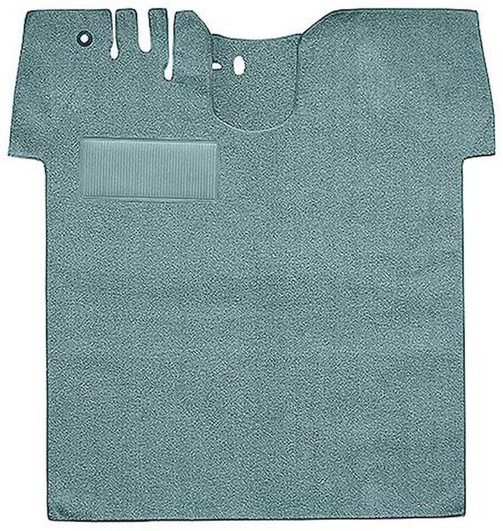 T1169406 1955-59 Chevy/GMC Truck; Carpet Kit; Full Floor; w/ Holes; Flat Floor; Cut & Sewn; Loop; Aqua