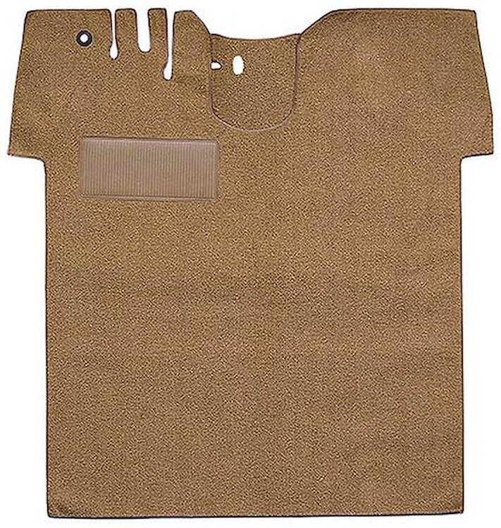 T1169417 1955-59 Chevy/GMC Truck; Carpet Kit; Full Floor; w/ Holes; Flat Floor; Cut & Sewn; Loop; Medium Saddle