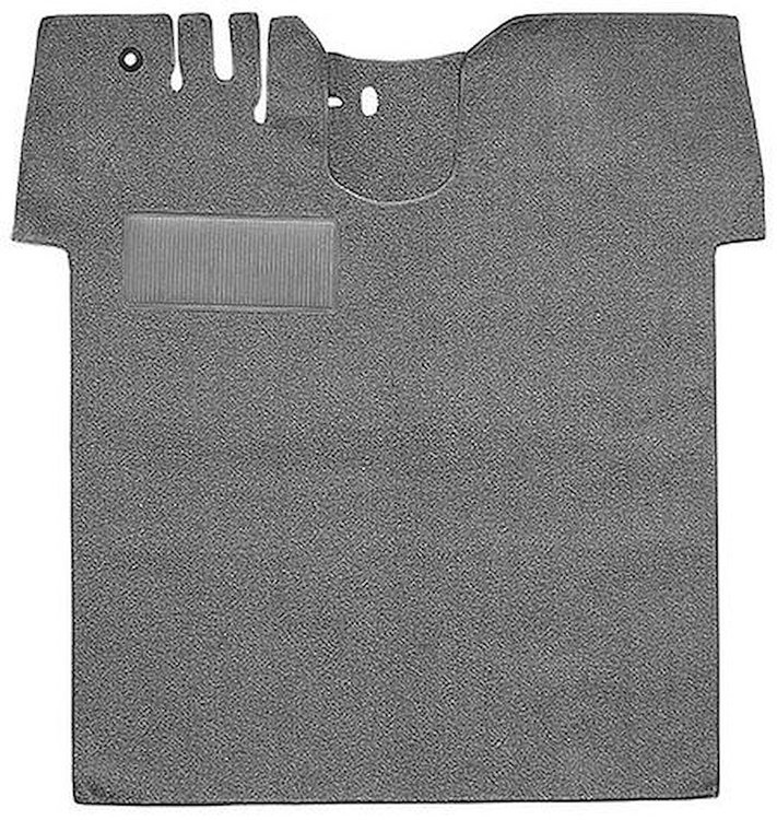 T1169435 1955-59 Chevy/GMC Truck; Carpet Kit; Full Floor; w/ Holes; Flat Floor; Cut & Sewn; Loop; Gunmetal Gray