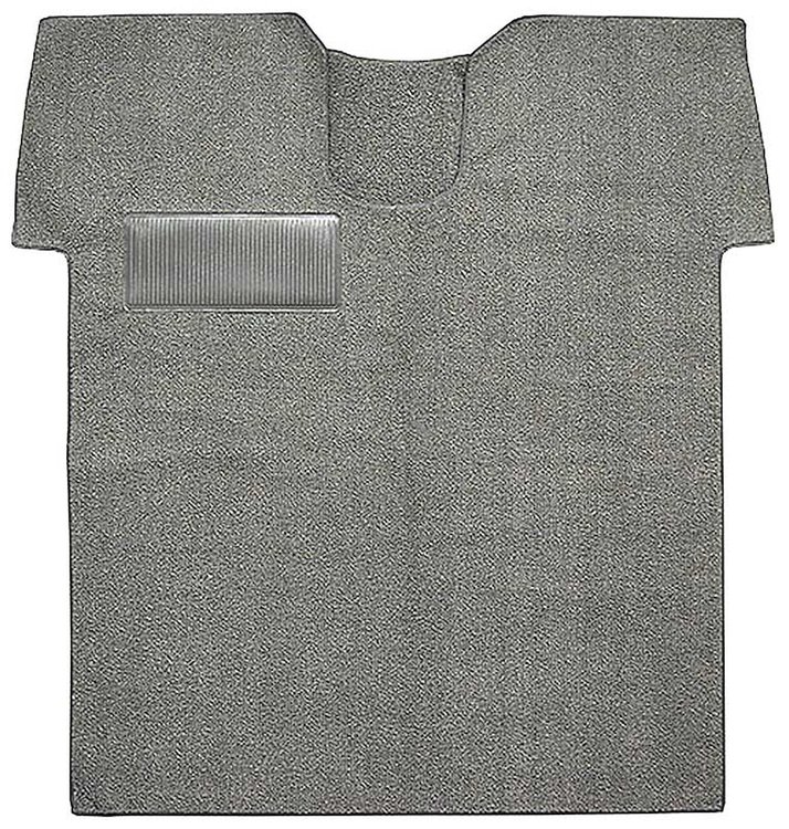 T1172135 1955-59 Chevrolet/GMC Truck; Full Floor Carpet Kit w/o Holes; Flat Floor; Cut & Sewn Loop; Gunmetal Gray