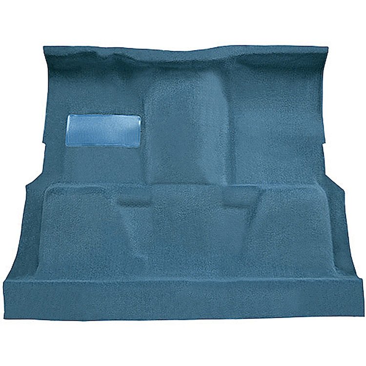 T1197003 1974-80 Chevrolet, GMC Pickup; Regular Cab; Molded Carpet Kit; Cut Pile; Standard Backing; Floor Shift; 4-Speed; High H