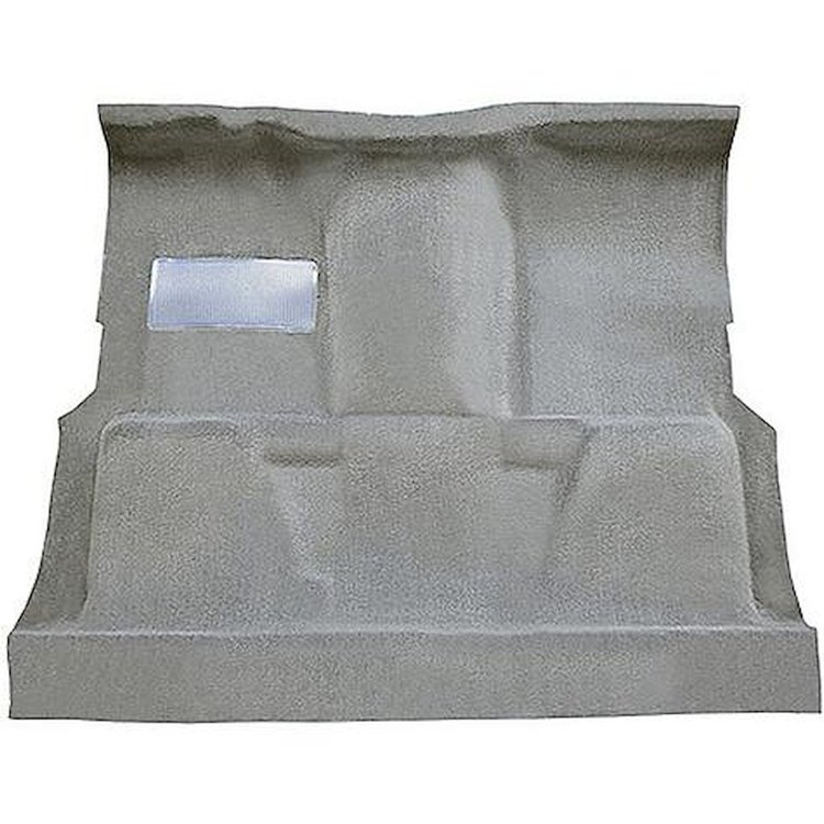 T1197023 1974-80 Chevrolet, GMC Pickup; Regular Cab; Molded Carpet Kit; Cut Pile; Standard Backing; Floor Shift; 4-Speed; High H