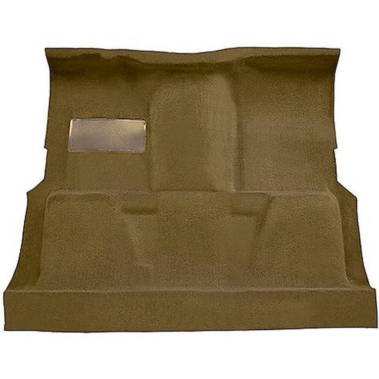 T1197037 1974-80 Chevrolet, GMC Pickup; Regular Cab; Molded Carpet Kit; Cut Pile; Standard Backing; Floor Shift; 4-Speed; High H
