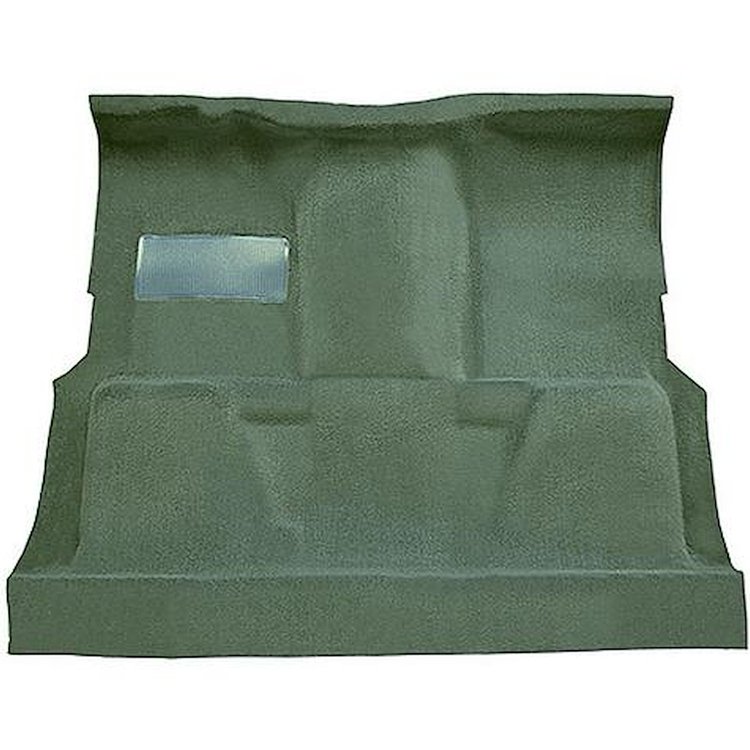 T1197048 1974-80 Chevrolet, GMC Pickup; Regular Cab; Molded Carpet Kit; Cut Pile; Standard Backing; Floor Shift; 4-Speed; High H
