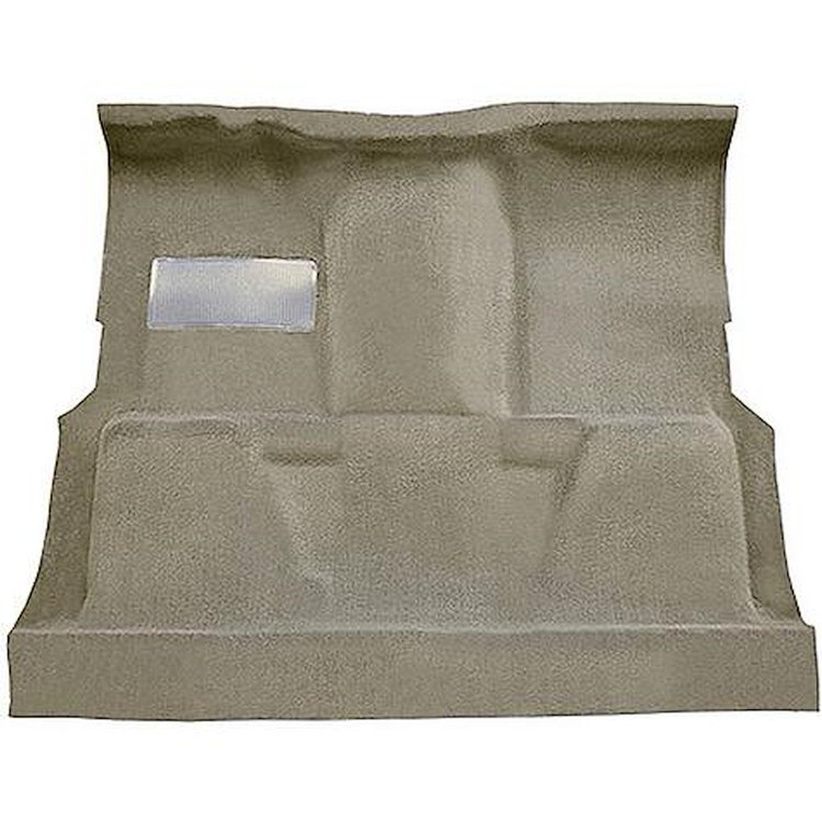 T1197052 1974-80 Chevrolet, GMC Pickup; Regular Cab; Molded Carpet Kit; Cut Pile; Standard Backing; Floor Shift; 4-Speed; High H