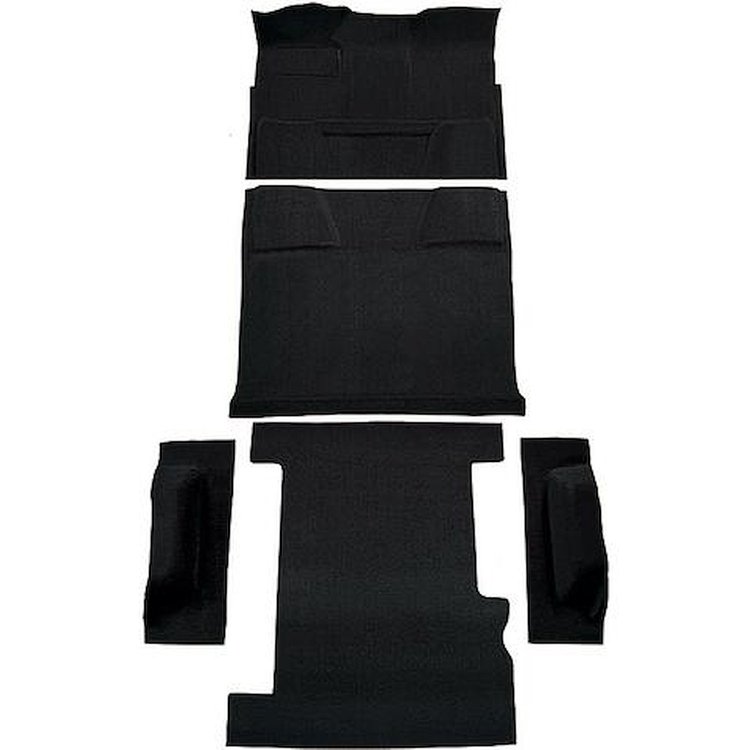 T1197801 1974-80 Chevrolet, GMC Suburban; 4-Door; Molded Carpet Kit; Cut Pile; Standard Backing; Column Shift; Automatic; 2WD; B