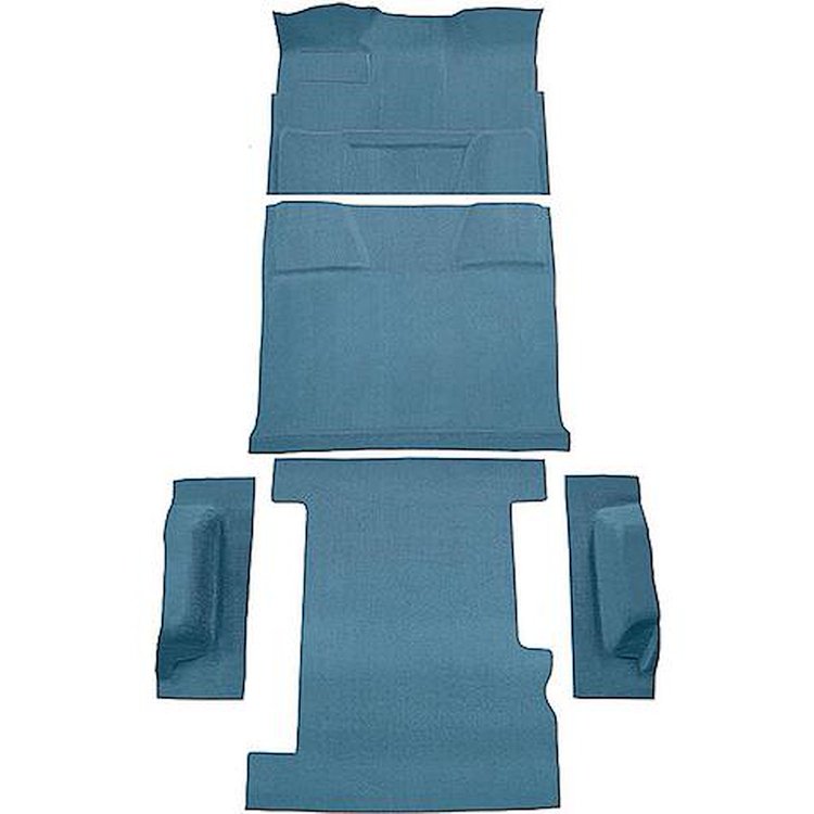 T1197803 1974-80 Chevrolet, GMC Suburban; 4-Door; Molded Carpet Kit; Cut Pile; Standard Backing; Column Shift; Automatic; 2WD; B