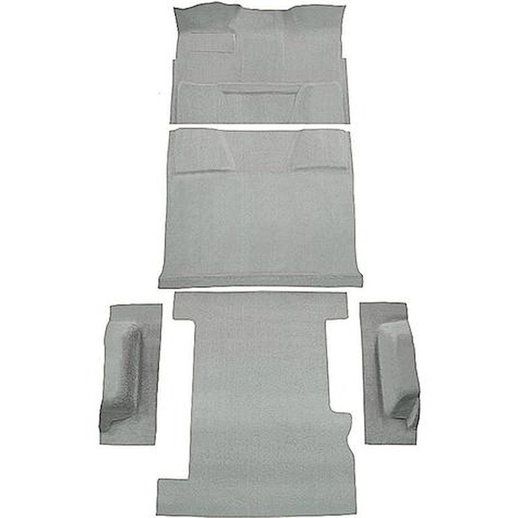 T1197823 1974-80 Chevrolet, GMC Suburban; 4-Door; Molded Carpet Kit; Cut Pile; Standard Backing; Column Shift; Automatic; 2WD; S