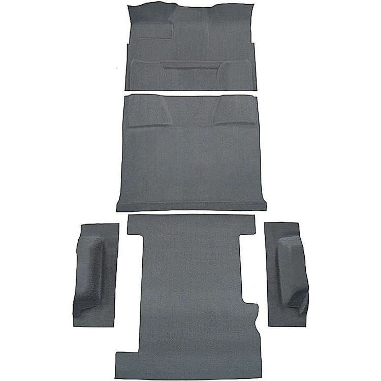 T1197847 1974-80 Chevrolet, GMC Suburban; 4-Door; Molded Carpet Kit; Cut Pile; Standard Backing; Column Shift; Automatic; 2WD; D