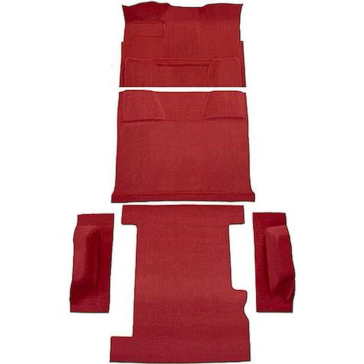 T1197854 1974-80 Chevrolet, GMC Suburban; 4-Door; Molded Carpet Kit; Cut Pile; Standard Backing; Column Shift; Automatic; 2WD; D