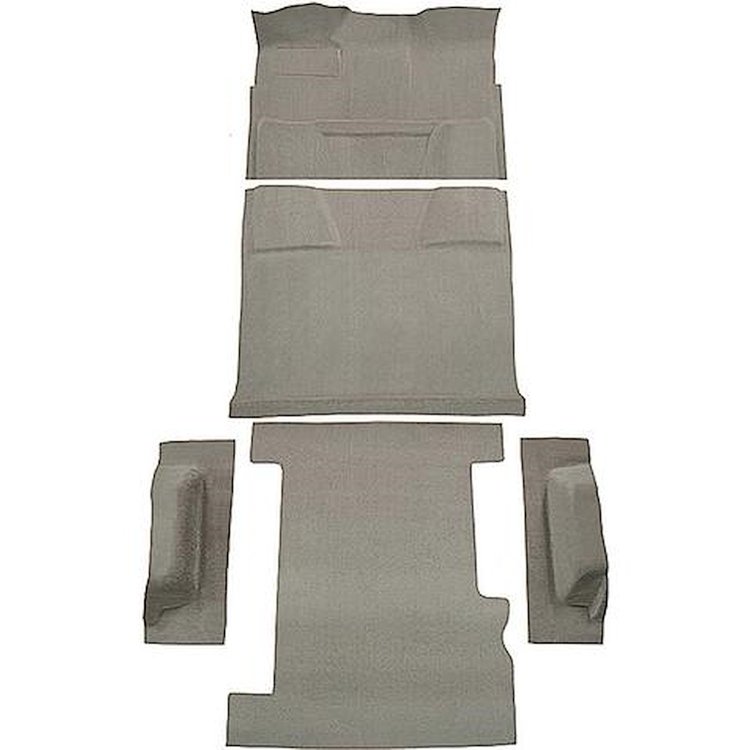 T1197867 1974-80 Chevrolet, GMC Suburban; 4-Door; Molded Carpet Kit; Cut Pile; Standard Backing; Column Shift; Automatic; 2WD; M