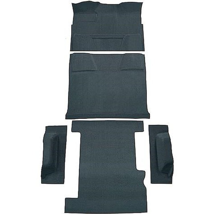 T1197876 1974-80 Chevrolet, GMC Suburban; 4-Door; Molded Carpet Kit; Cut Pile; Standard Backing; Column Shift; Automatic; 2WD; B
