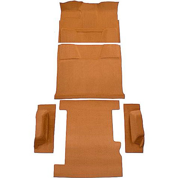 T1197881 1974-80 Chevrolet, GMC Suburban; 4-Door; Molded Carpet Kit; Cut Pile; Standard Backing; Column Shift; Automatic; 2WD; M