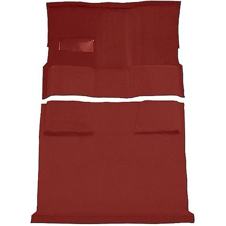 T1198702 1973-74 Chevrolet, GMC Suburban; 4-Door; Molded Passenger Area Carpet Kit; Loop; Standard Backing; Floor Shift; TH400; 