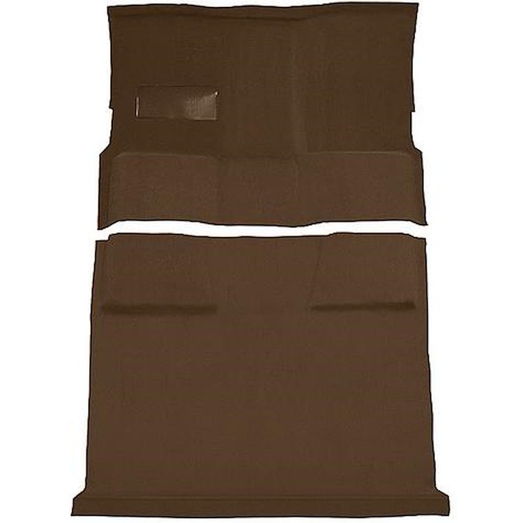 T1198718 1973-74 Chevrolet, GMC Suburban; 4-Door; Molded Passenger Area Carpet Kit; Loop; Standard Backing; Floor Shift; TH400;