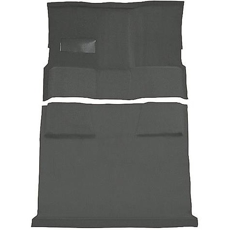T1198735 1973-74 Chevrolet, GMC Suburban; 4-Door; Molded Passenger Area Carpet Kit; Loop; Standard Backing; Floor Shift; TH400;