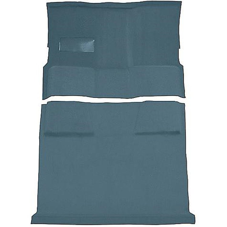 T1198784 1973-74 Chevrolet, GMC Suburban; 4-Door; Molded Passenger Area Carpet Kit; Loop; Standard Backing; Floor Shift; TH400;