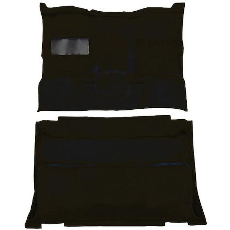 T1202301 1981-91 Chevrolet, GMC Pickup; Crew Cab; Molded Carpet Kit; Cut Pile; Standard Backing; Column Shift; Auto/Manual; 2WD;