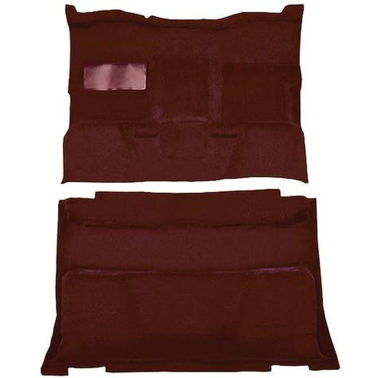 T1202315 1981-91 Chevrolet, GMC Pickup; Crew Cab; Molded Carpet Kit; Cut Pile; Standard Backing; Column Shift; Auto/Manual; 2WD;