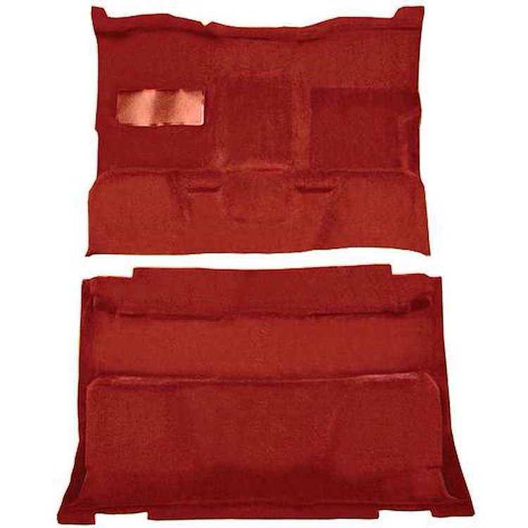 T1202358 1981-91 Chevrolet, GMC Pickup; Crew Cab; Molded Carpet Kit; Cut Pile; Standard Backing; Column Shift; Auto/Manual; 2WD;