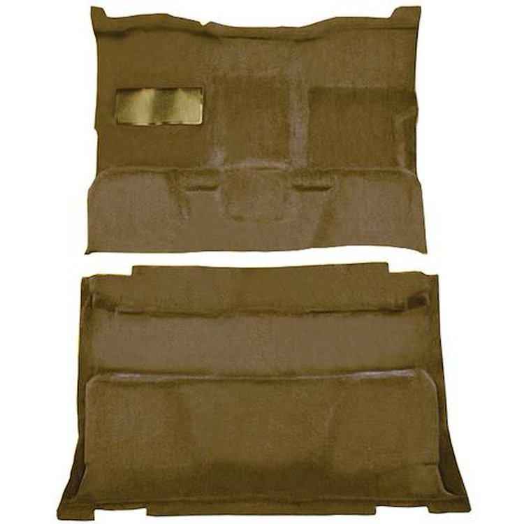 T1202359 1981-91 Chevrolet, GMC Pickup; Crew Cab; Molded Carpet Kit; Cut Pile; Standard Backing; Column Shift; Auto/Manual; 2WD;