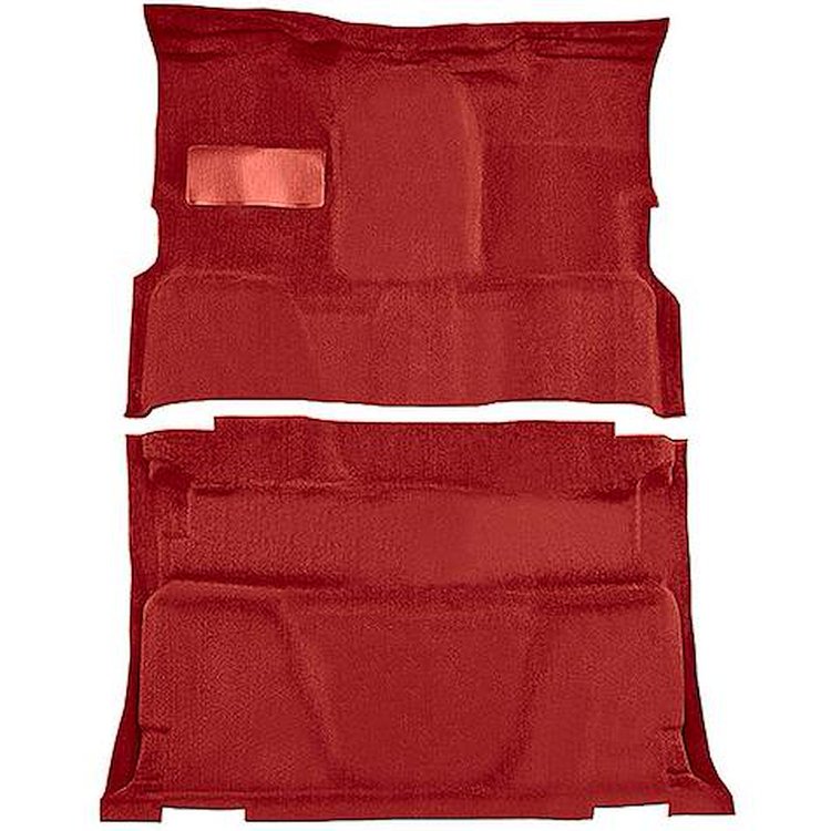 T1202454 1981-91 Chevrolet, GMC Pickup; Crew Cab; Molded Carpet Kit; Cut Pile; Standard Backing; Floor Shift; 4-Speed; 2WD; Dark