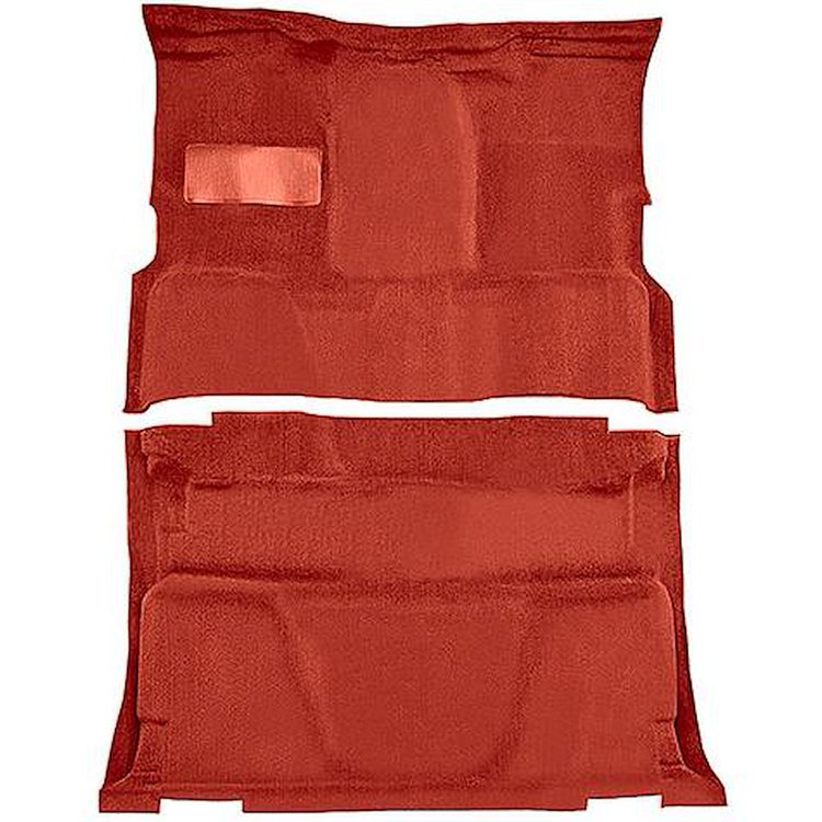 T1202458 1981-91 Chevrolet, GMC Pickup; Crew Cab; Molded Carpet Kit; Cut Pile; Standard Backing; Floor Shift; 4-Speed; 2WD; Mapl