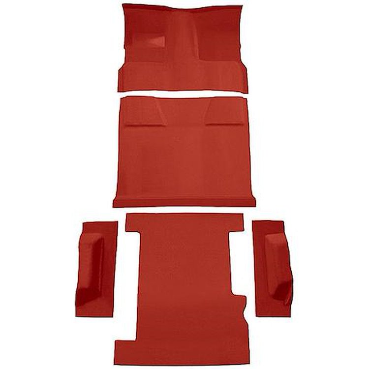 T1202558 1981-91 Chevrolet, GMC Suburban; 4-Door; Molded Carpet Kit; Cut Pile; Standard Backing; Floor Shift; 4-Speed; 2WD; Mapl