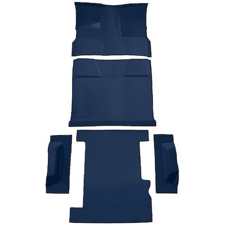 T1202584 1981-91 Chevrolet, GMC Suburban; 4-Door; Molded Carpet Kit; Cut Pile; Standard Backing; Floor Shift; 4-Speed; 2WD; Rega