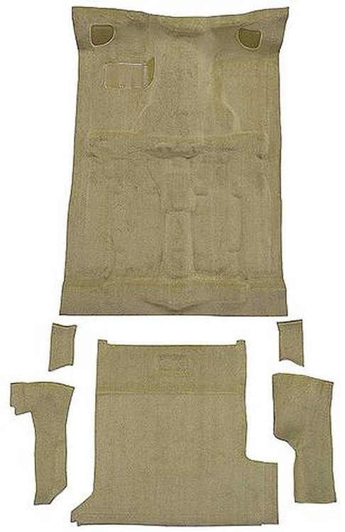 T1202828 1983-94 S10 Blazer/S15 Jimmy; 2-Door; Carpet Set; Passenger and Cargo Area; Molded; Standard Backing; Cutpile; Medium B
