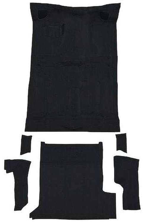 T1202857 1983-94 S10 Blazer/S15 Jimmy; 2-Door; Carpet Set; Passenger and Cargo Area; Molded; Standard Backing; Cutpile; Charcoal