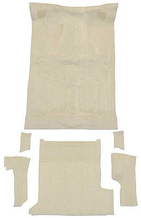 T1202868 1983-94 S10 Blazer/S15 Jimmy; 2-Door; Carpet Set; Passenger and Cargo Area; Molded; Standard Backing; Cutpile; Silver