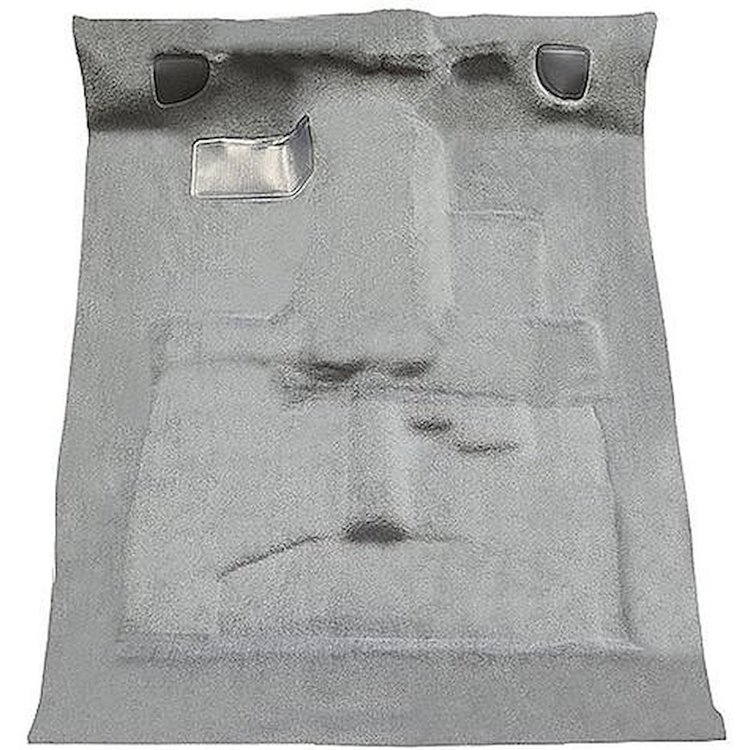 T1203023 1982-93 S10/S15 Sonoma; Extra Cab; 2WD; Carpet Set; Complete; Molded; Standard Backing; Cutpile; Silver