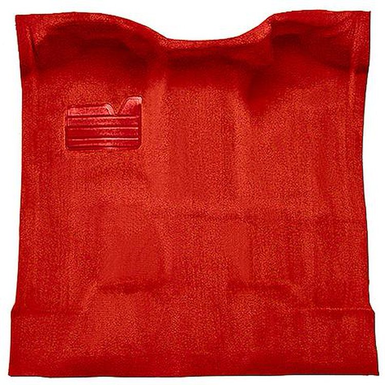 T1204502 1988-02 Chevrolet/GMC Regular Cab Truck; Carpet Set; Complete; Molded; Standard Backing; Cutpile; Red