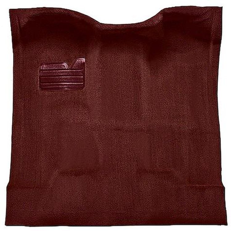 T1204515 1988-02 Chevrolet/GMC Regular Cab Truck; Carpet Set; Complete; Molded; Standard Backing; Cutpile; Maroon