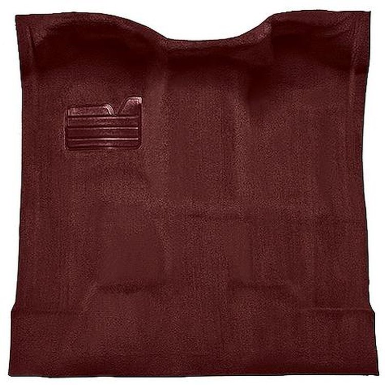 T1204575 1988-02 Chevrolet/GMC Regular Cab Truck; Carpet Set; Complete; Molded; Standard Backing; Cutpile; Claret / Oxblood