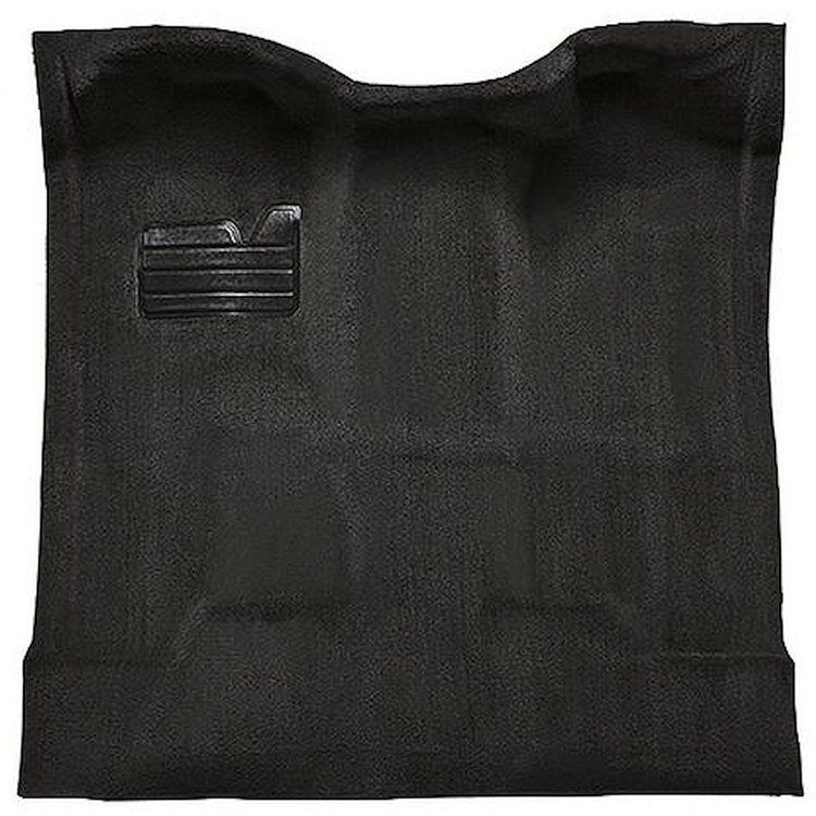 T1204596 1988-02 Chevrolet/GMC Regular Cab Truck; Carpet Set; Complete; Molded; Standard Backing; Cutpile; Ebony