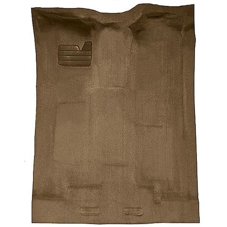 T1204618 1988-02 Chevrolet/GMC Truck; Extra Cab; w/o Rear AC; Carpet Set; Complete; Molded; Standard Backing; Cutpile; Saddle