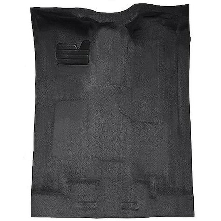 T1204633 1988-02 Chevrolet/GMC Truck; Extra Cab; w/o Rear AC; Carpet Set; Complete; Molded; Standard Backing; Cutpile; Graphite