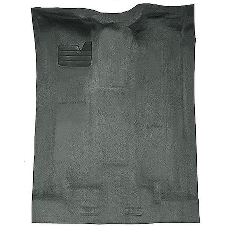 T1204656 1988-02 Chevrolet/GMC Truck; Extra Cab; w/o Rear AC; Carpet Set; Complete; Molded; Standard Backing; Cutpile; Dove Gray