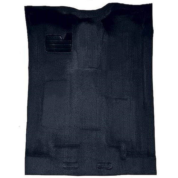 T1204670 1988-02 Chevrolet/GMC Truck; Extra Cab; w/o Rear AC; Carpet Set; Complete; Molded; Standard Backing; Cutpile; Navy Blue