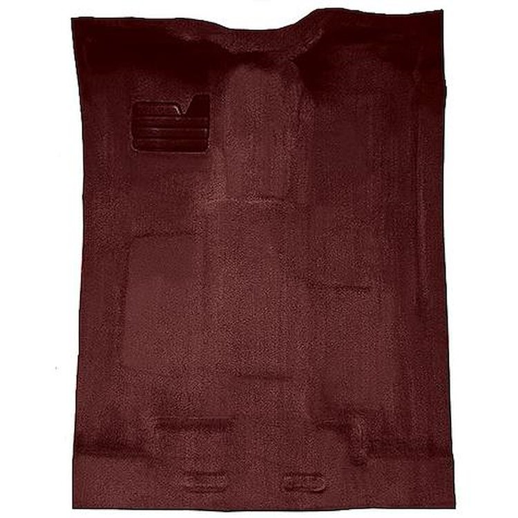 T1204675 1988-02 Chevrolet/GMC Truck; Extra Cab; w/o Rear AC; Carpet Set; Complete; Molded; Standard Backing; Cutpile; Claret /