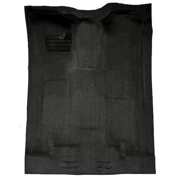 T1204696 1988-02 Chevrolet/GMC Truck; Extra Cab; w/o Rear AC; Carpet Set; Complete; Molded; Standard Backing; Cutpile; Ebony