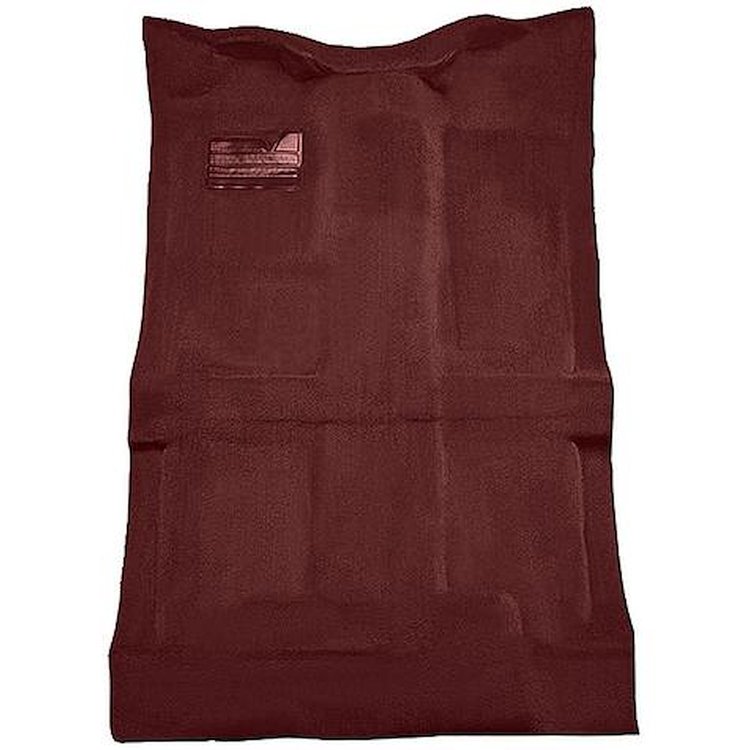 T1205615 1992-02 Chevrolet/GMC Crew Cab Truck; Carpet Set; Complete; Molded; Standard Backing; Cutpile; Maroon