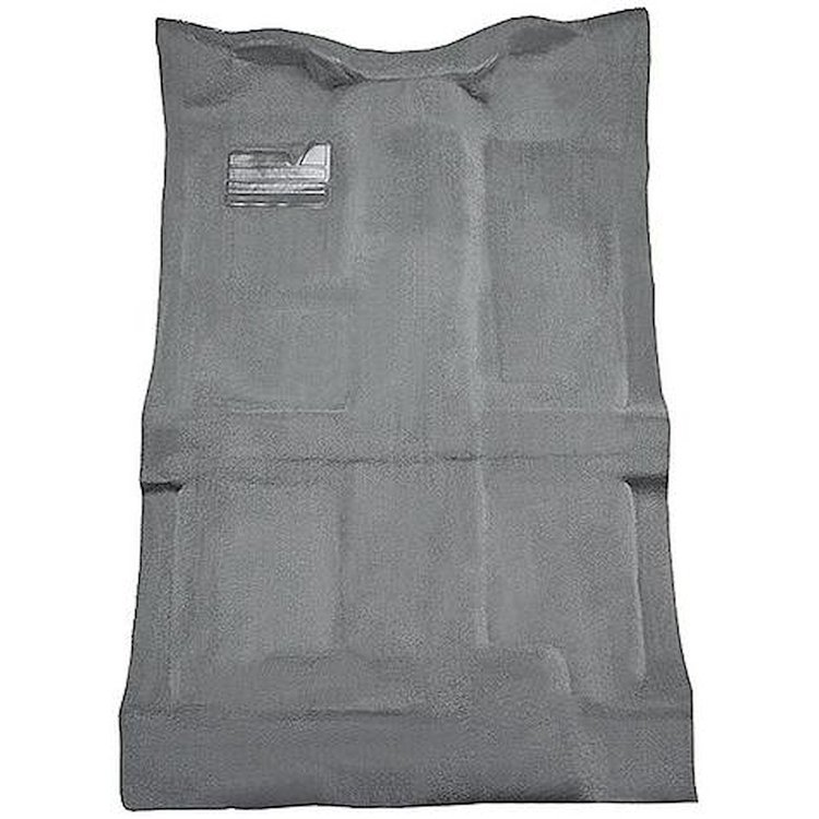 T1205625 1992-02 Chevrolet/GMC Crew Cab Truck; Carpet Set; Complete; Molded; Standard Backing; Cutpile; Medium Gray