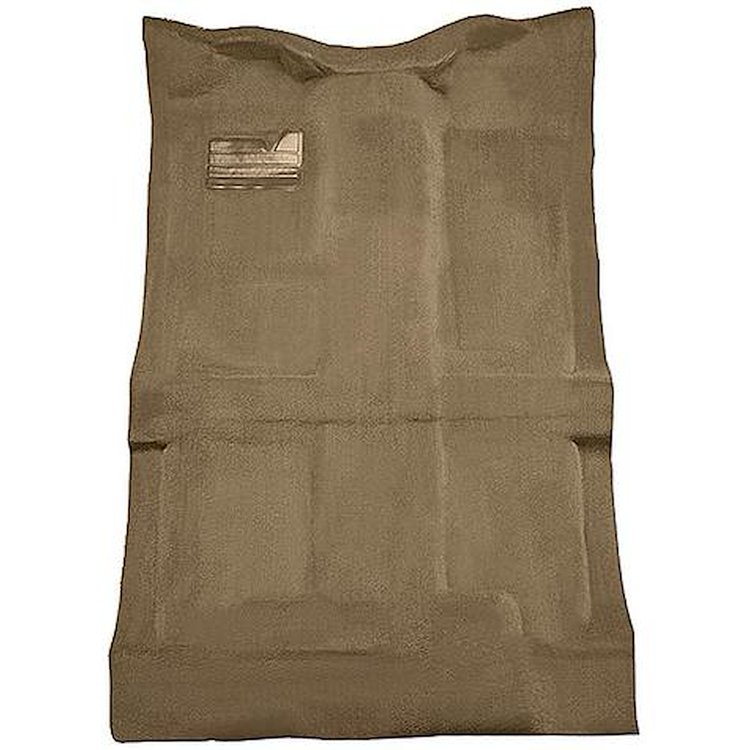 T1205659 1992-02 Chevrolet/GMC Crew Cab Truck; Carpet Set; Complete; Molded; Standard Backing; Cutpile; Cognac